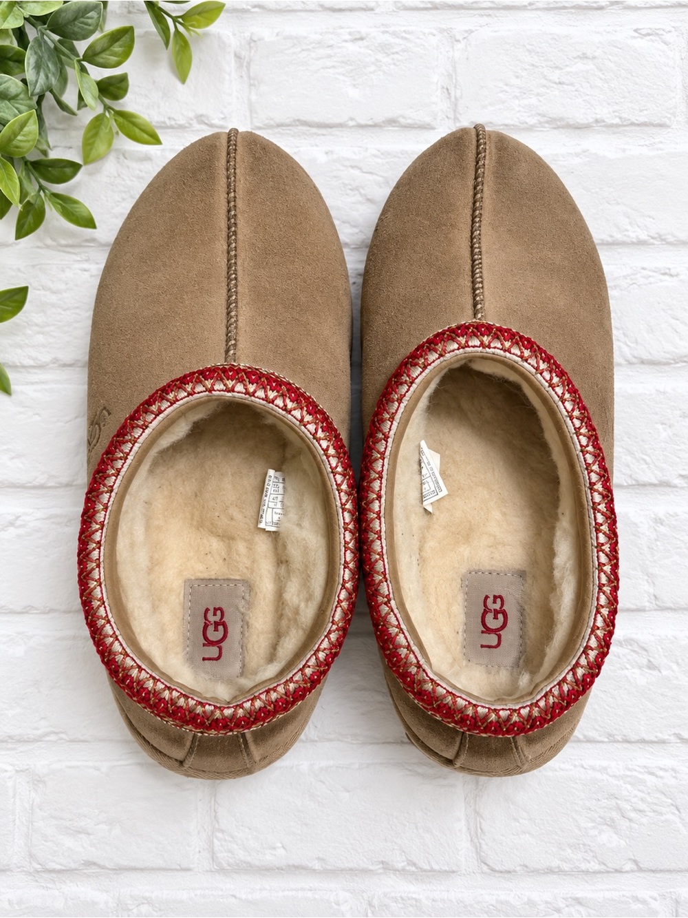 UGG Women's Chestnut Tasman Suede Slip-On Slipper